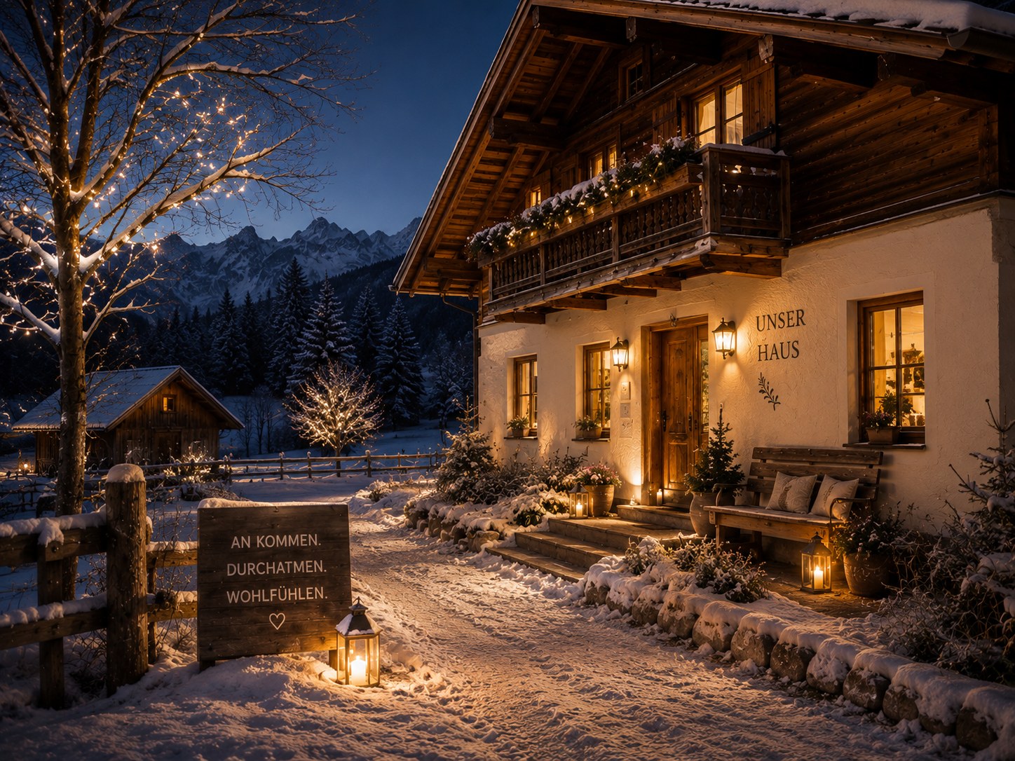 Winterabend am Sonnwendhof